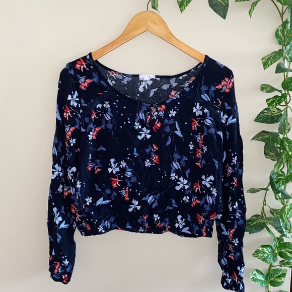 Flower blouse cropped - Picture 1 of 1